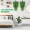 8 Pcs Artificial Hanging Plants Fake Plant Ferns Garland Indoor Outdoor Decoration